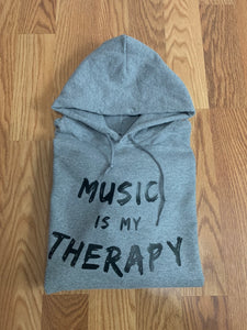 MUSIC IS MY THERAPY HOODIE